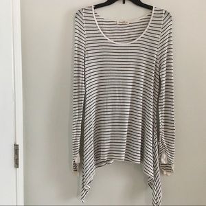 Scrapbook Striped Long Sleeve Thermal Size S